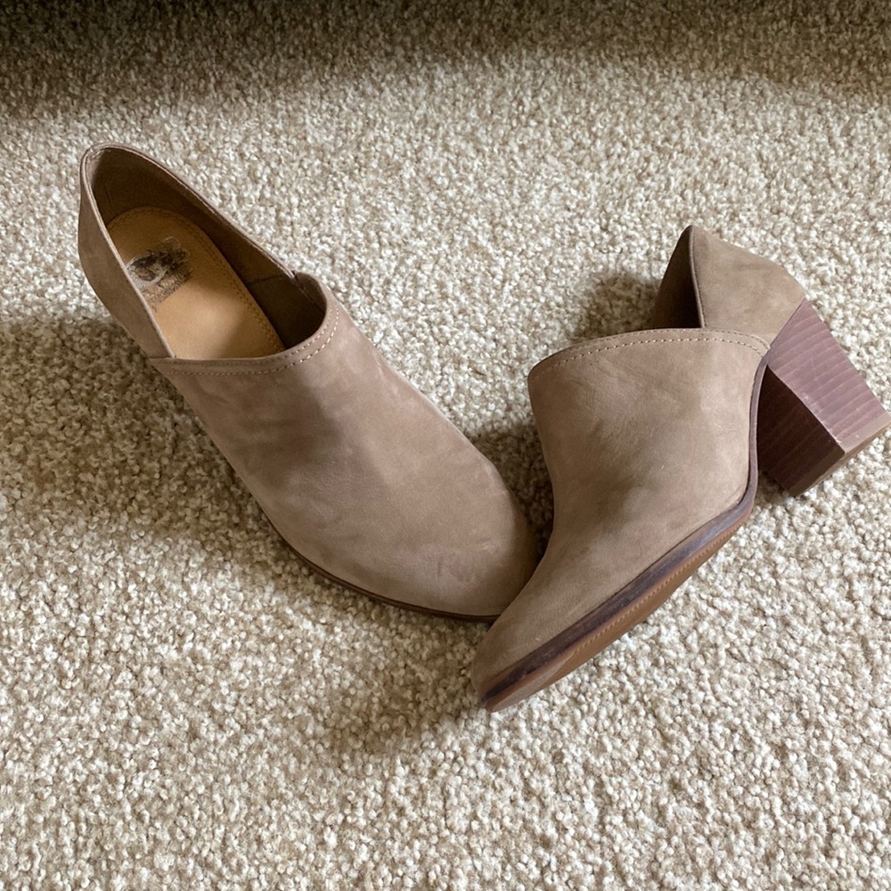 Womens suede ankle boots